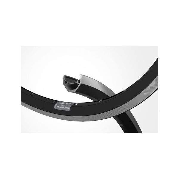 Ryde fælg zac 421 28 29 622*21c aluminium - 36 huller 14g - sort slebet