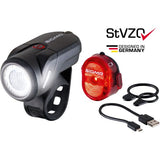 Belysning Set Aura 35 Lux + Nugget II LED genopladelig