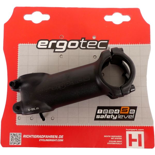 Voorbouw Ergotec Shark 31,8 mm 90 mm sort