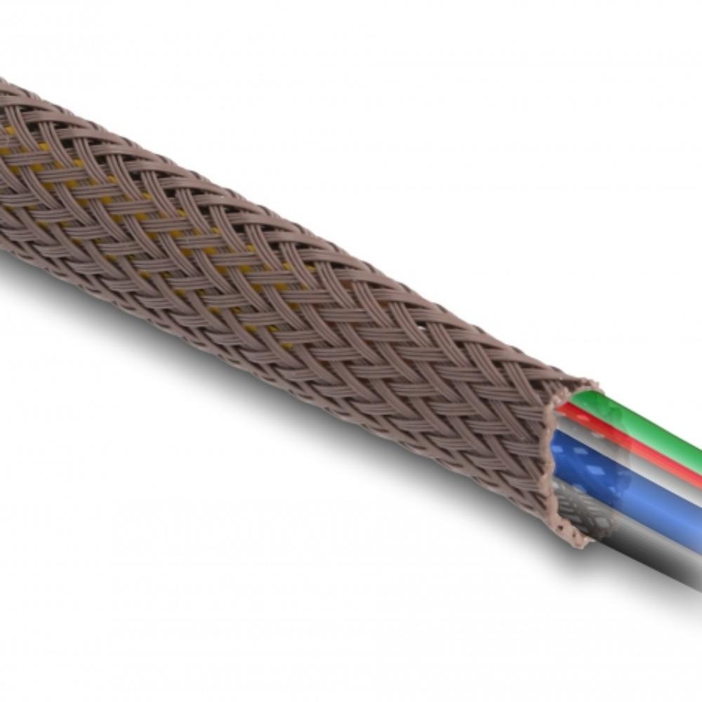 Delock flettet slange, 2 m x 3 mm, gnaversikker.