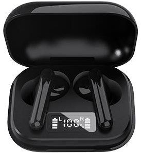 Denver Bluetooth trådløse øretelefoner + opladningsetui sort - 7120850