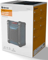 Denver byggeradio med FM og Bluetooth genopladelig - 8140350