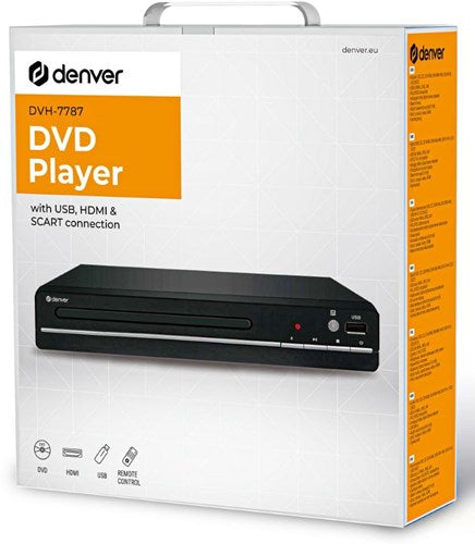 Denver DVD-afspiller med HDMI, Scart og USB-port - 9910020