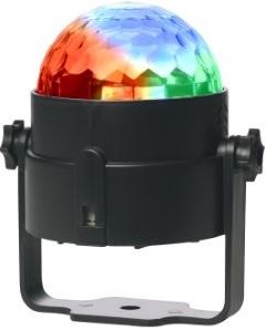 Denver LED party pære disco 4w 7 funktioner +ab sort - 9700210