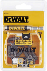 Dewalt tilbehør dt71511 | bitsæt med magnetisk skrueføring | 15 dele - dt71511
