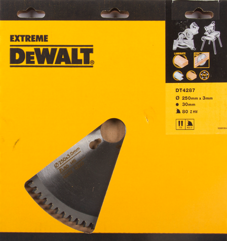 Dewalt tilbehør rundsavklinge s40 250x30x80t - dt4287-qz