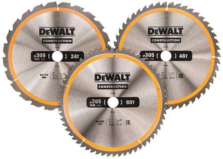 Dewalt tilbehør rundsavsklinger 3-pak | 305x30 mm - dt1964-qz