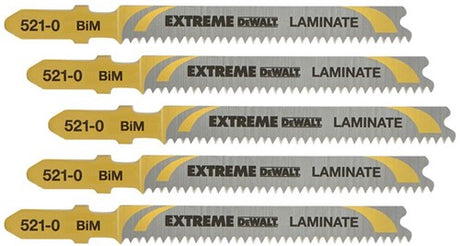 Dewalt tilbehør stiksavklinge bim extreme til hurtig savning i træ og laminat (t101bif) - dt2080-qz