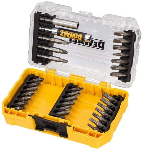 Dewalt tilbehør dt70709-qz | 33-delt bitssæt i hårdfør kuffertkassette - dt70709-qz