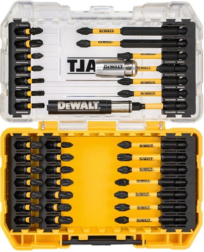 Dewalt tilbehør dt70731t-qz | 37-delt flextorq skruetrækker bit sæt - dt70731t-qz