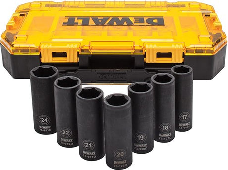 Dewalt tilbehør dwmt74737-0 | topnøglesæt | dybe strøg | 7-delt - dwmt74737-0