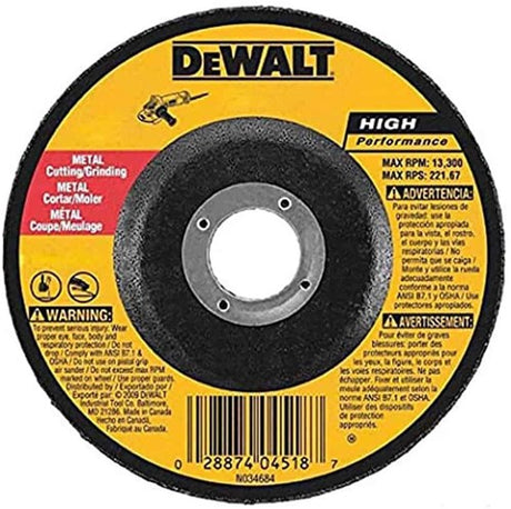 Dewalt tilbehør ekstrem 2x slibeskive til metal | 125 x 6,0 x 22,2 mm - dx7941-ae