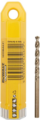 Dewalt tilbehør hss industrielt kobolt metalboremaskine 4,8 mm - dt4928-qz