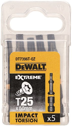 Imp dewalt tilbehør act torsion 50mm torx t25 - dt7396t-qz