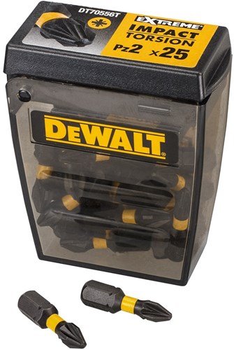 Imp dewalt tilbehør act torsion tictac pz2 25mm - dt70556t-qz