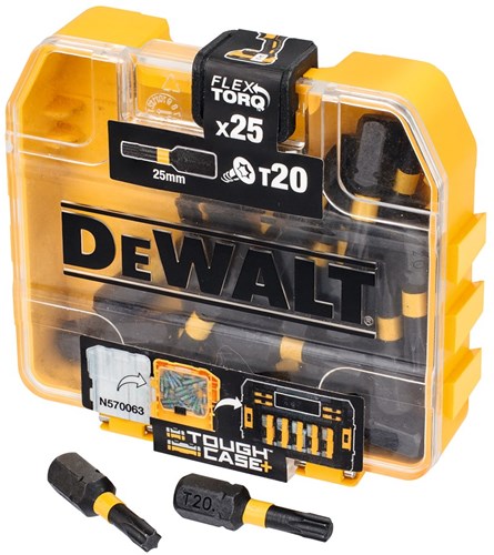 Imp dewalt tilbehør act torsion tictac t20 25mm - dt70557t-qz