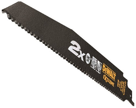 Dewalt tilbehør frem- og tilbagegående savklinge 2x bim 228x4,2 mm ekstra tyk, træ - dt2307l-qz