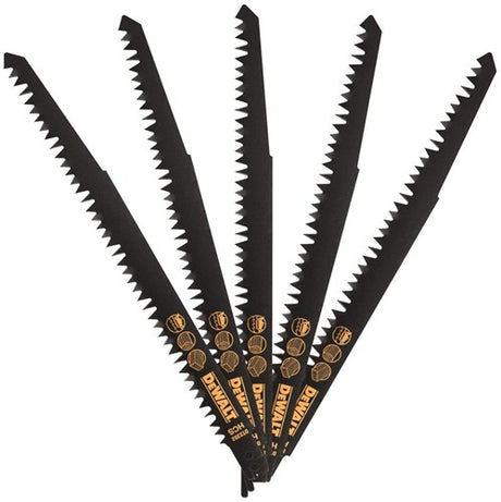 Dewalt accessoires reciprozaagblad hcs 240x4,4-6,0mm snel en ruw zagen, bv. snoeien - dt2352-qz