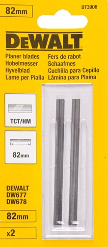 Dewalt accessoires schaafmessen hm, 82mm (dw677 678 680) - dt3906-qz