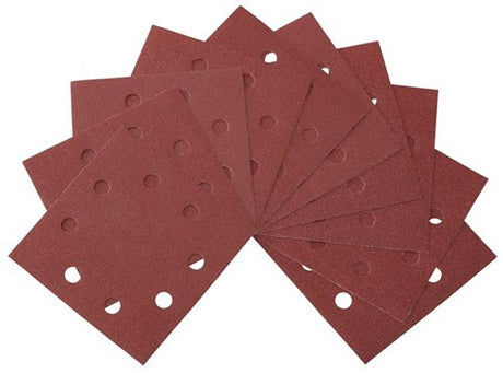Dewalt tilbehør sandpapir 1 4, 115x115mm, perforeret, velcro, k60 - dt3021-qz