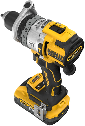 Dewalt dcd1007h2t akku slagboremaskine børsteløs | 18v 5.0ah powerstack i t-stake - dcd1007h2t-qw