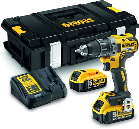 Dewalt dcd791p2-qw | xr akku boremaskine 18v i tstak (2x 5.0ah batteri + oplader) - dcd791p2-qw