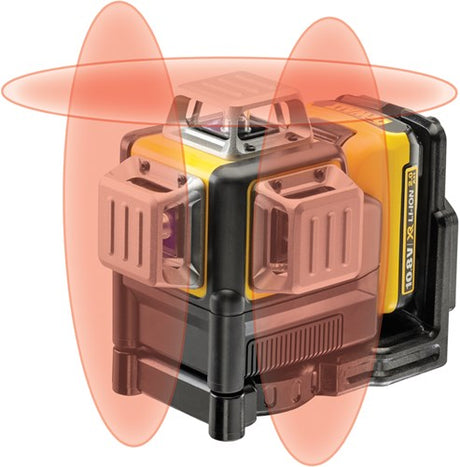 Dewalt dce089d1r selvnivellerende krydslinjelaser 10.8v - rød laser - dce089d1r-qw