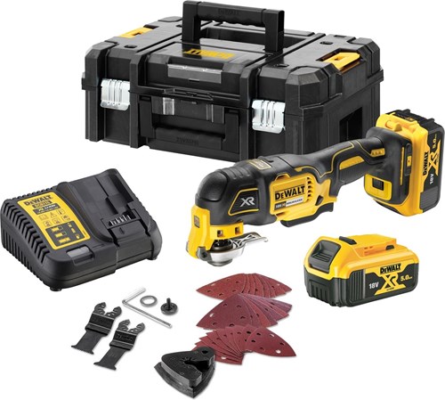 Dewalt dcs356p2 | oscillerende multiværktøj | 18v | 5,0ah | li-ion i tstak