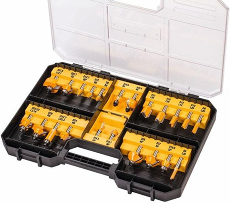 Dewalt dt90017-qz skæresæt | 8mm skaft | 22 stk - dt90017-qz