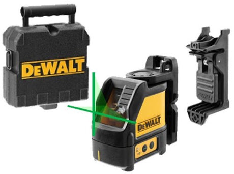Dewalt dw088cg cross line laser grøn 30m - dw088cg-xj