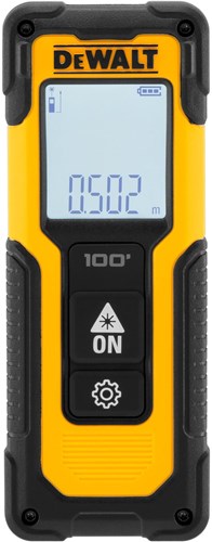 Dewalt dwht77100 | laser digital afstandsmåler | 30 m - dwht77100-xj