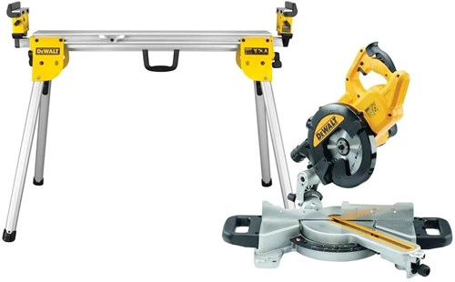 Dewalt dws774set ​​tværsnitsav | 216mm 1400w | + base de7033 - dws774set