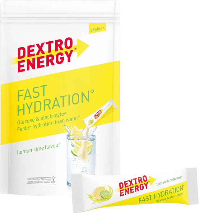 Dextro energy hurtig hydrering 25x14,5g | citron lime