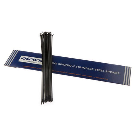 Alpina spaken 14g (2,00 mm) 264 mm rustfrit stål sort (p36)