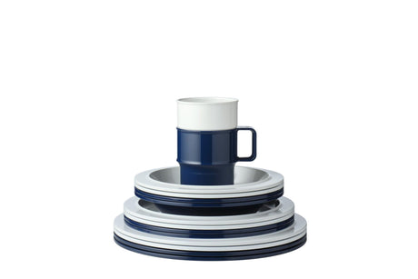 Mepal tallerken flad basic 25cm ocean