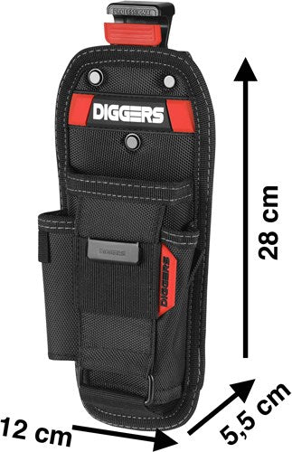 Diggers quick click stor tang opbevaringstaske - dk637