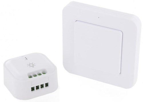 Di-o dio sæt trådløs switching 1x modul + vægkontakt - 6960025