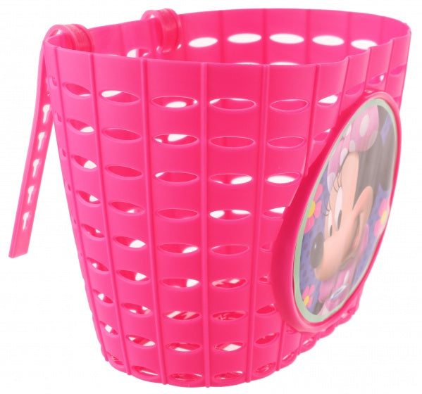 Disney Bicycle Basket Minnie Mouse 4 liter lyserød