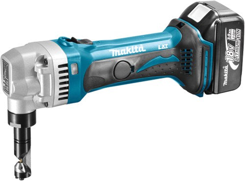 Makita djn161rtj | lxt batteri nibbler 18v i mbox (2x 5.0ah batteri + oplader) - djn161rtj