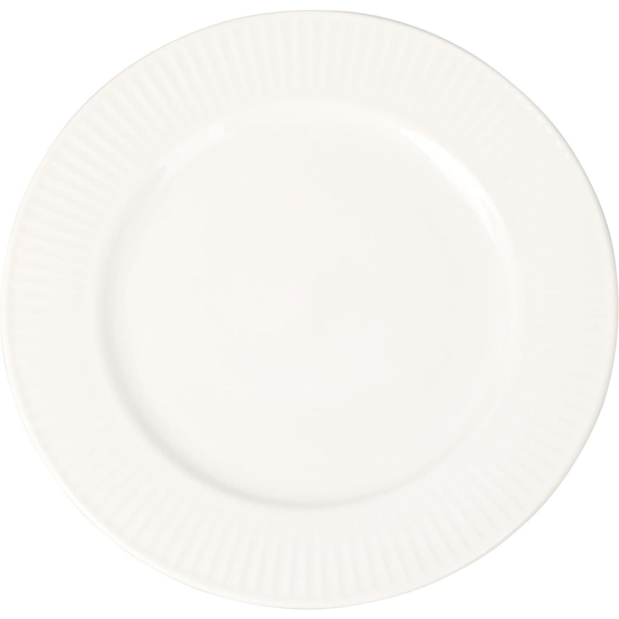 Tallerken 20 cm benporcelænsæske a 6