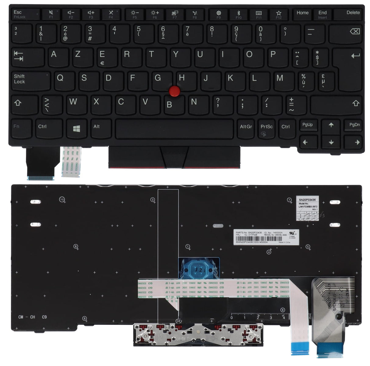 Lenovo bærbar tastatur azerty være