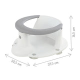 Dolu Bath Seat med sugekopper hvidrosa