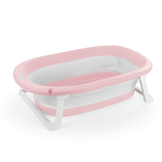 Dolu sammenfoldelig baby badeværelse pink hvid