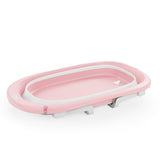 Dolu sammenfoldelig baby badeværelse pink hvid