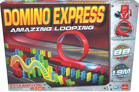 Goliath domino ekspres forbløffende løkkede dominosten mesterløb med slalomtårn