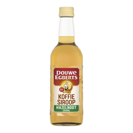 Douwe egberts siroop hazelnoot (6x 250 ml)