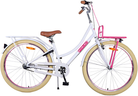 Volare Excellent børnecykel - piger - 26 tommer - hvid - 3 gear