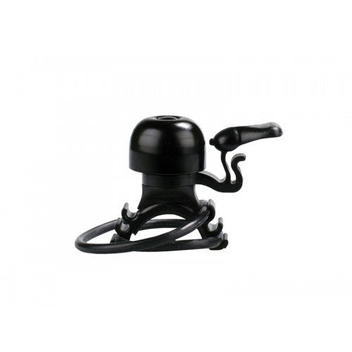 Cykelklokke mikro 23 mm kobber sort