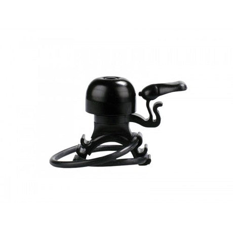 Cykelklokke mikro 23 mm kobber sort