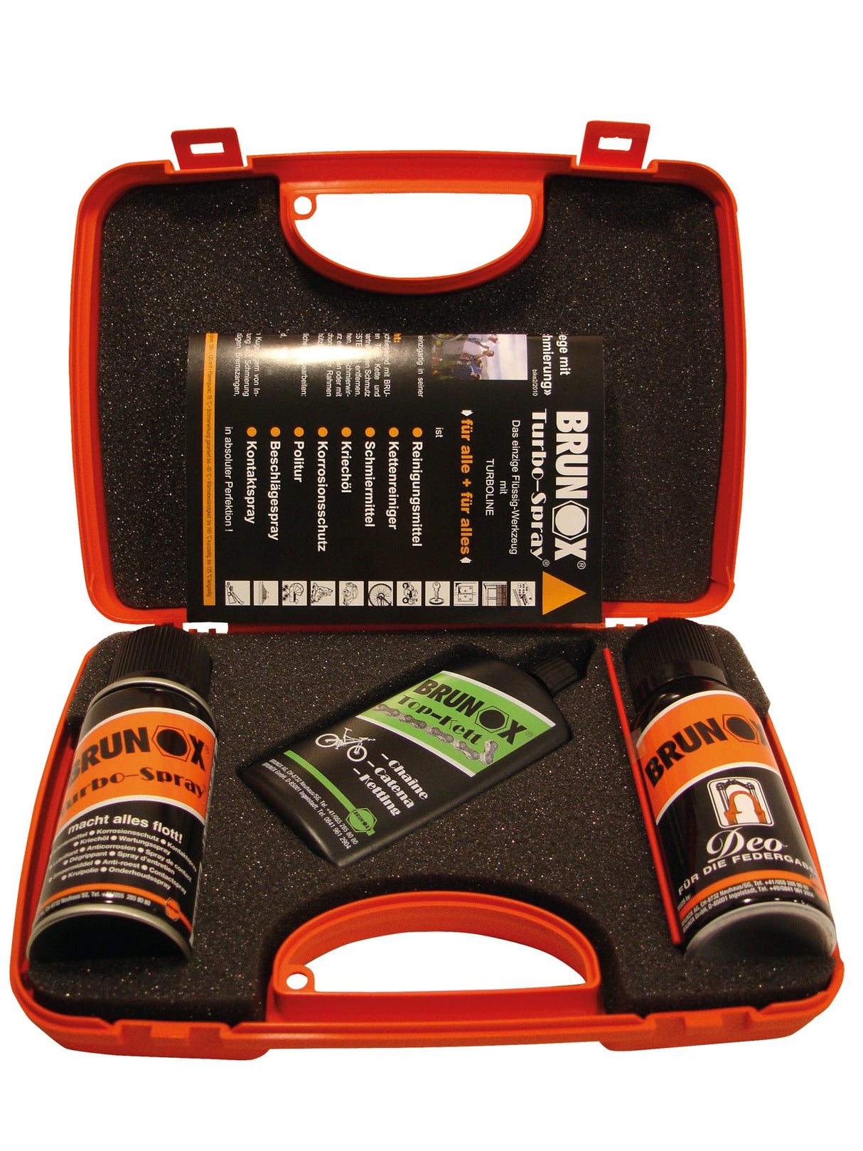A. van Nieuwenhuizen zn b.v. brunox® gaveæske 'cykel' 1 x ts 100ml.. 1 x tkett 100ml.. 1 x deo 100ml.